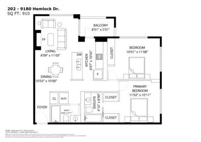 202 9180 Hemlock Drive, Richmond, BC, Richmond — Apartment/Condo for sale