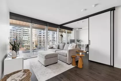 Dining Area Photo of 507 1768 Cook Street, Vancouver, BC