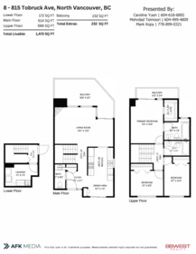 Basement Recreation Room Photo of 8 815 Tobruck Avenue, North Vancouver, BC
