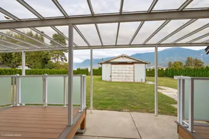 Backyard Photo of 8878 Upper Prairie Road, Chilliwack, BC