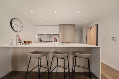 Living Room Photo of 1610 1111 Richards Street, Vancouver, BC