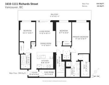 Playground / Recreational Area Near 1610 1111 Richards Street, Vancouver, BC