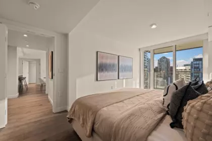 Primary Bedroom Photo of 1610 1111 Richards Street, Vancouver, BC