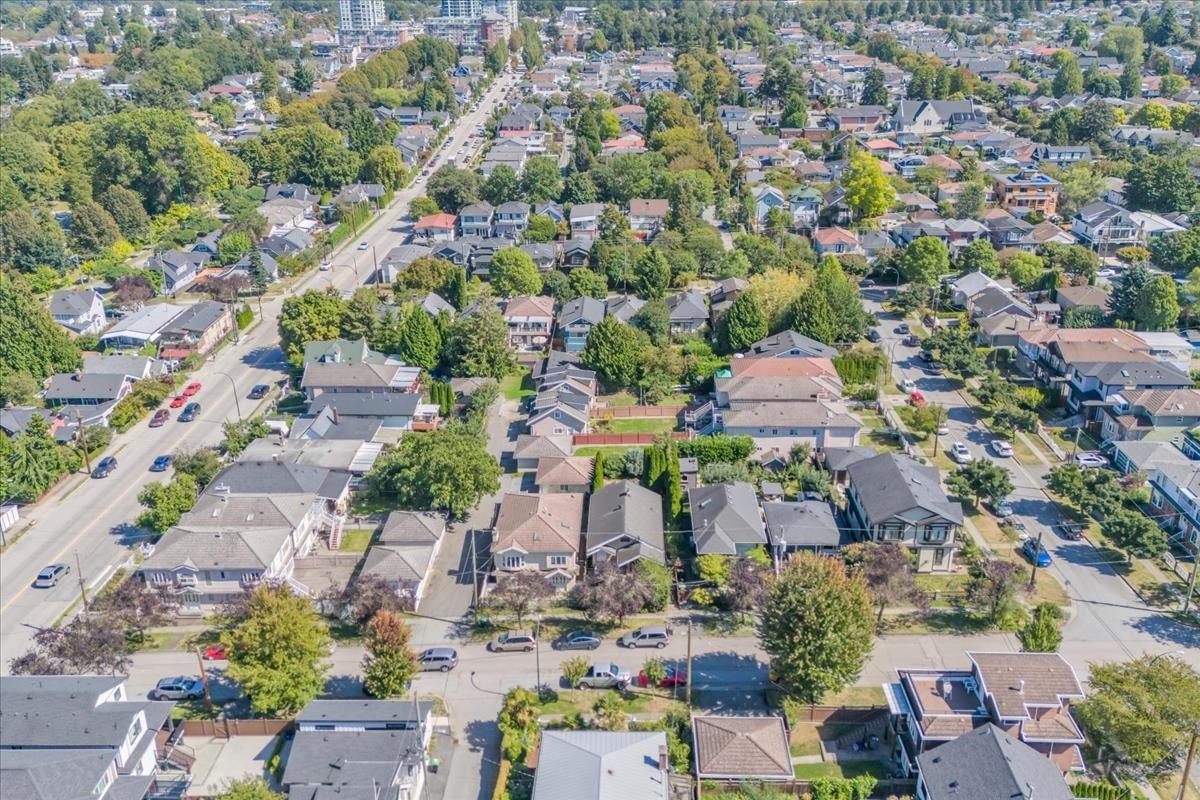 Aerial View of 4160 St. Catherines Street, Vancouver, BC