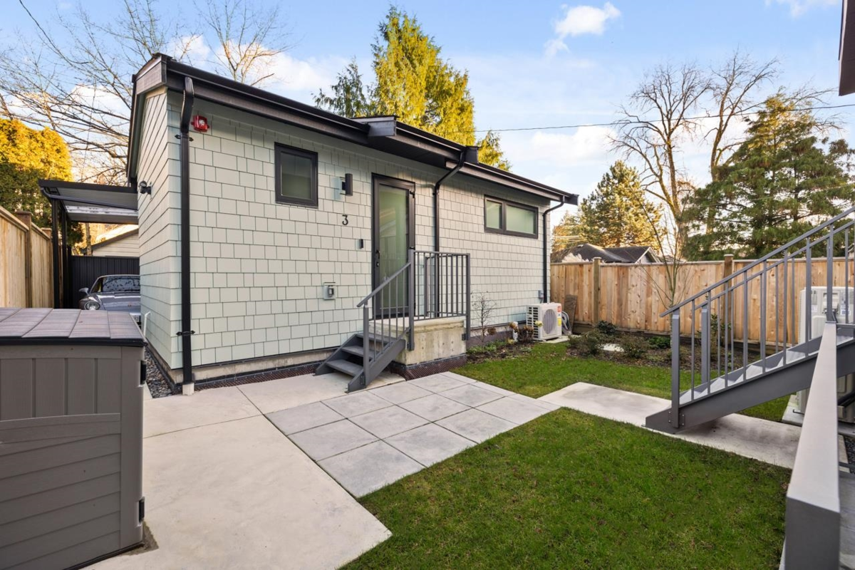 Aerial View of 6408 Vine Street, Vancouver, BC