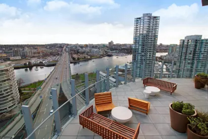 Outdoor Patio Photo of 2820 89 Nelson Street, Vancouver, BC