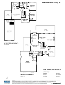 2058 127a Street, Surrey, BC, Surrey — Single Family Residence for sale