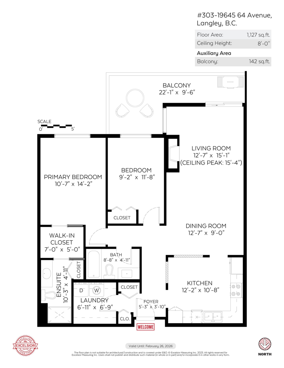 Outdoor Patio Photo of 303 19645 64 Avenue, Langley, BC