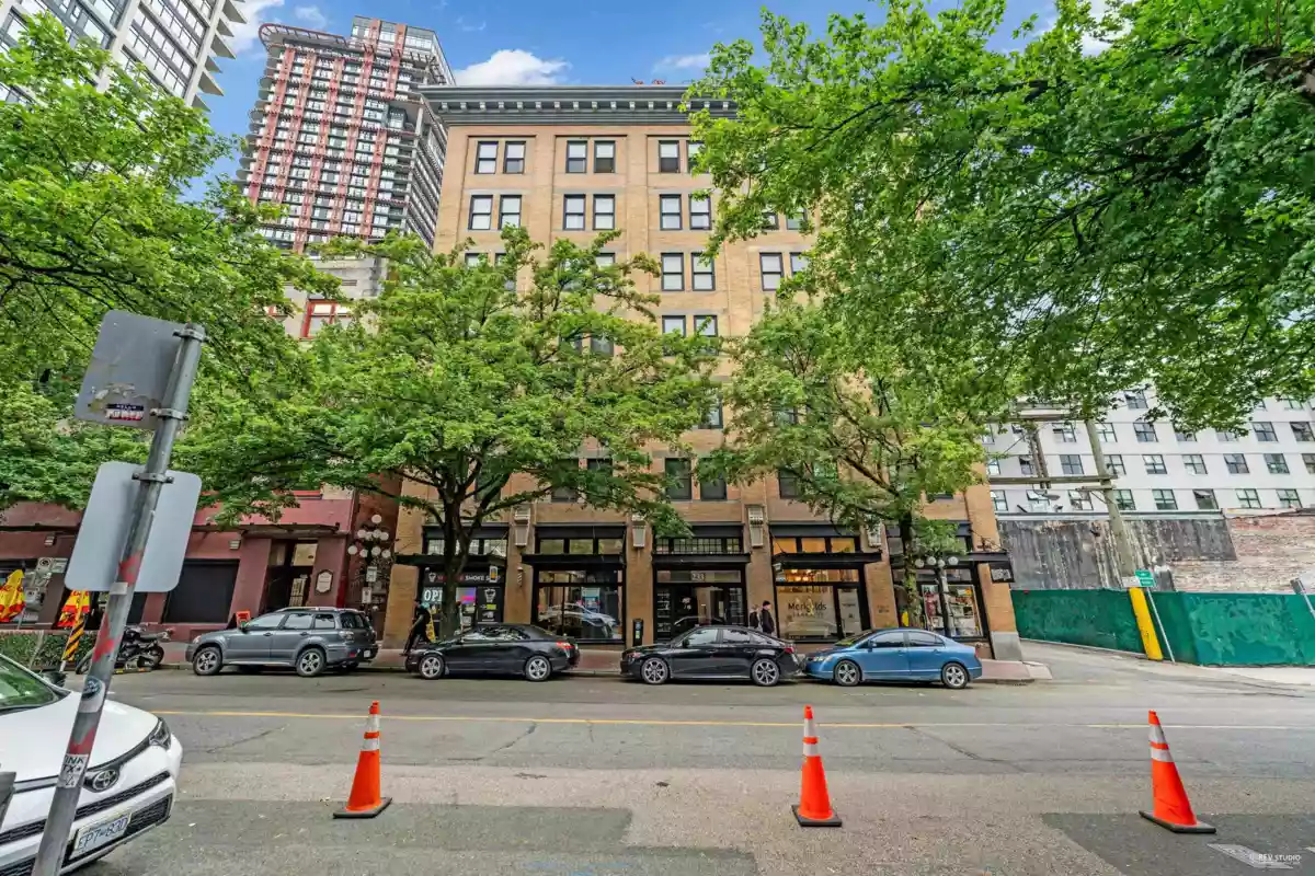 Exterior Rear Photo of 301 233 Abbott Street, Vancouver, BC
