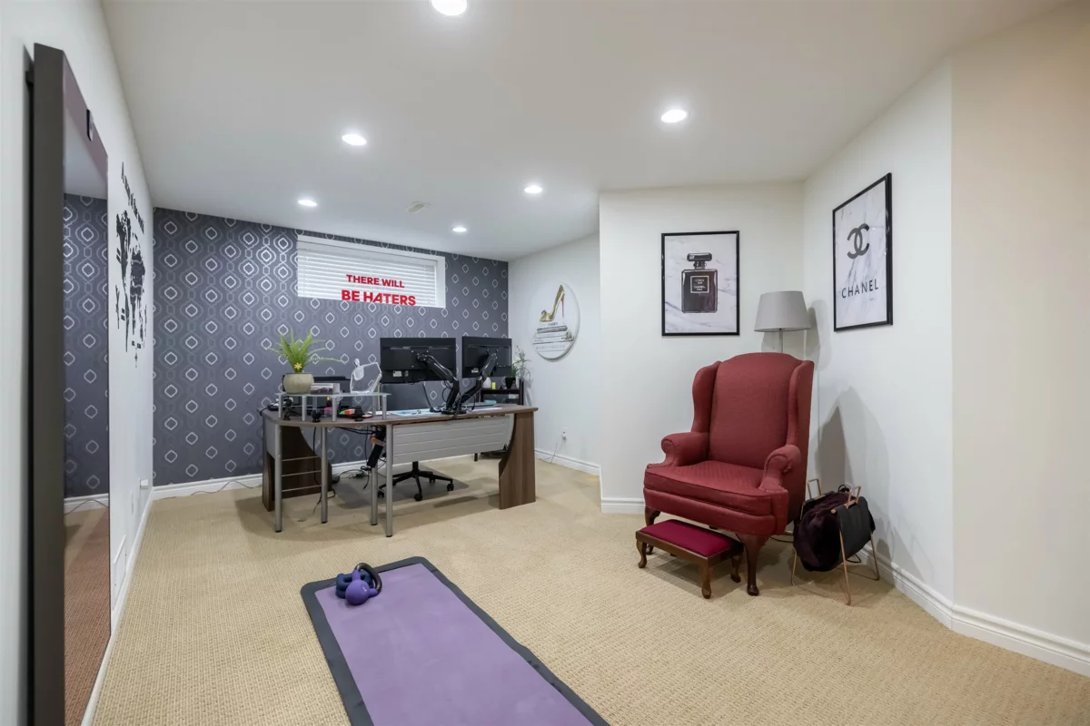 Basement Recreation Room Photo of 1 17097 64 Street, Surrey, BC