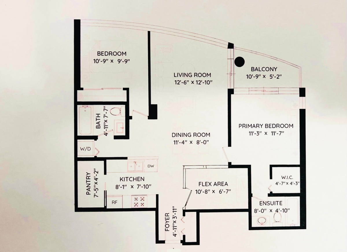 Primary Bathroom Photo of 601 1408 Strathmore Mews, Vancouver, BC