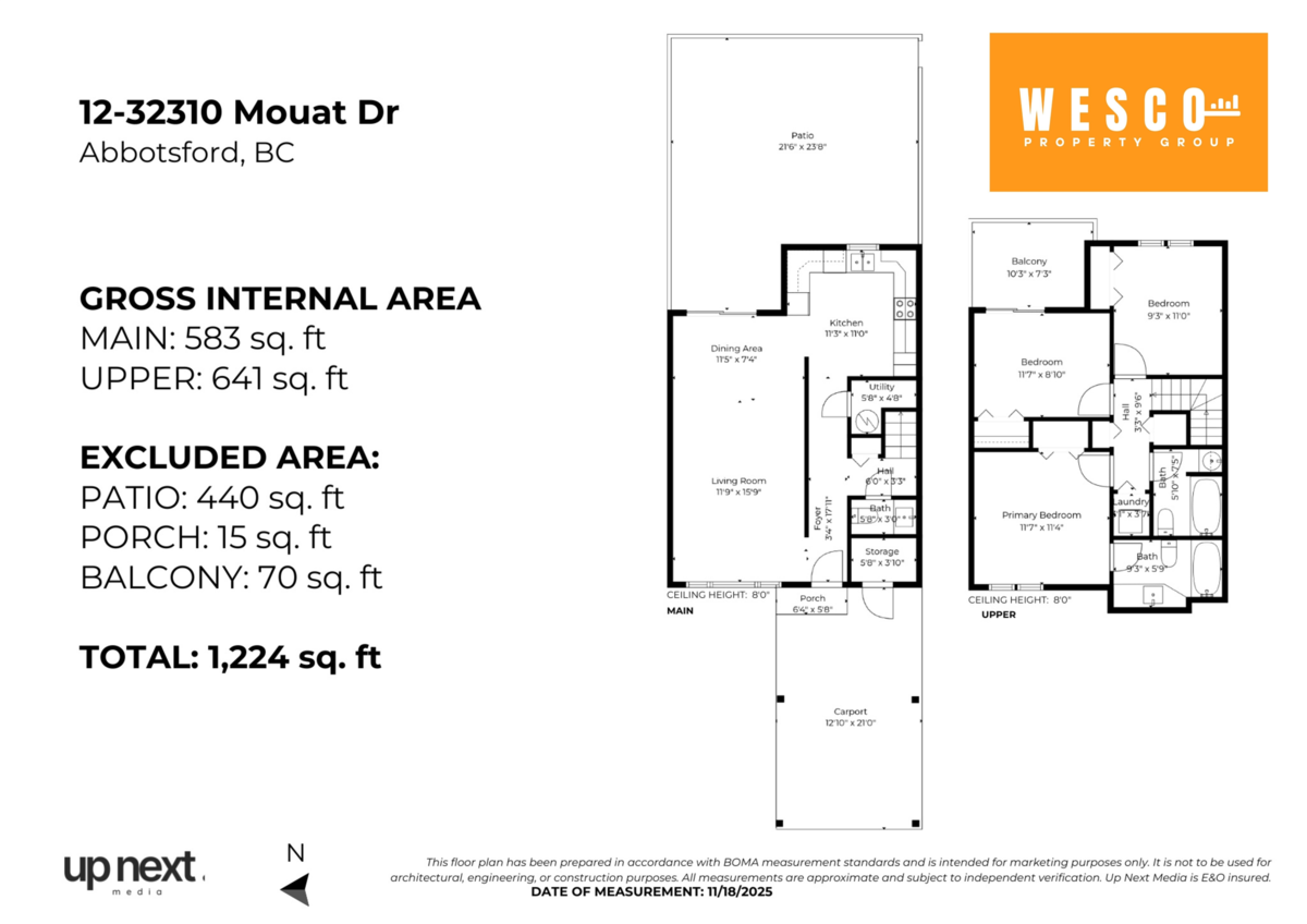 Guest Bathroom Photo of 12 32310 Mouat Drive, Abbotsford, BC