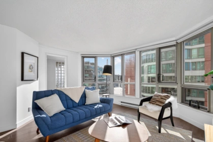 Outdoor Patio Photo of 603 1625 Hornby Street, Vancouver, BC