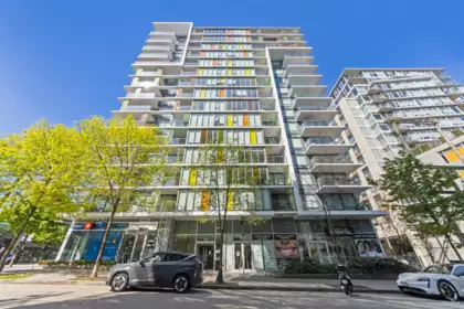 Outdoor Patio Photo of 602 1783 Manitoba Street, Vancouver, BC