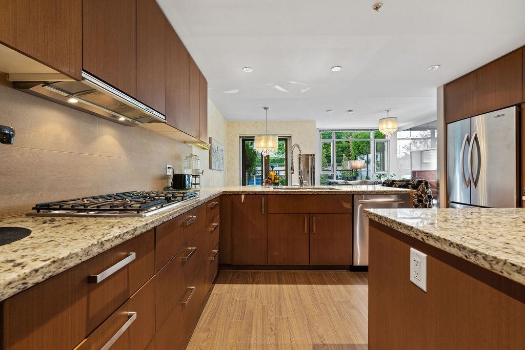 Kitchen Island Photo of 306 1155 The High Street, Coquitlam, BC