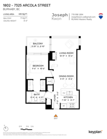 Loft / Bonus Room Photo of 1802 7325 Arcola Street, Burnaby, BC
