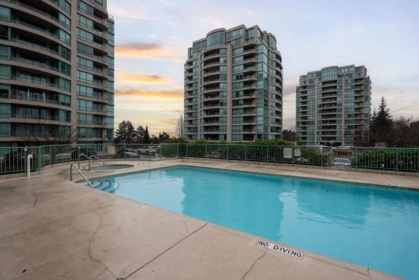 Outdoor Deck Photo of 305 8811 Lansdowne Road, Richmond, BC