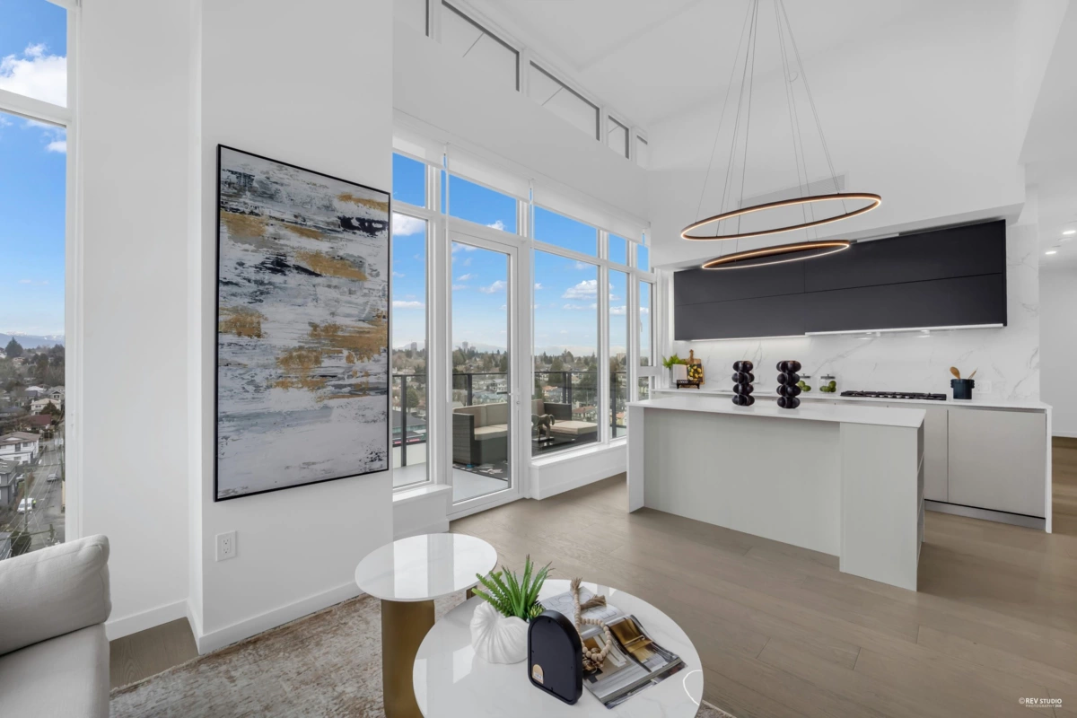 Family Room Photo of 1001 8415 Granville Street, Vancouver, BC