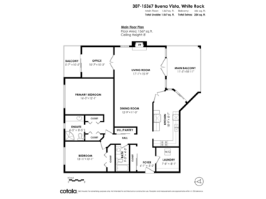 Backyard Photo of 307 15367 Buena Vista Avenue, White Rock, BC