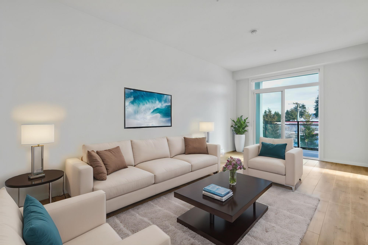 Exterior Rear Photo of 404 3315 148 Street, Surrey, BC