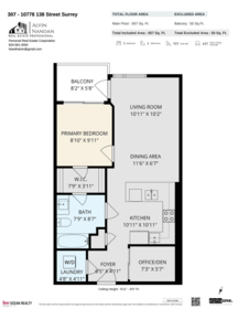 Outdoor Deck Photo of 307 10778 138 Street, Surrey, BC