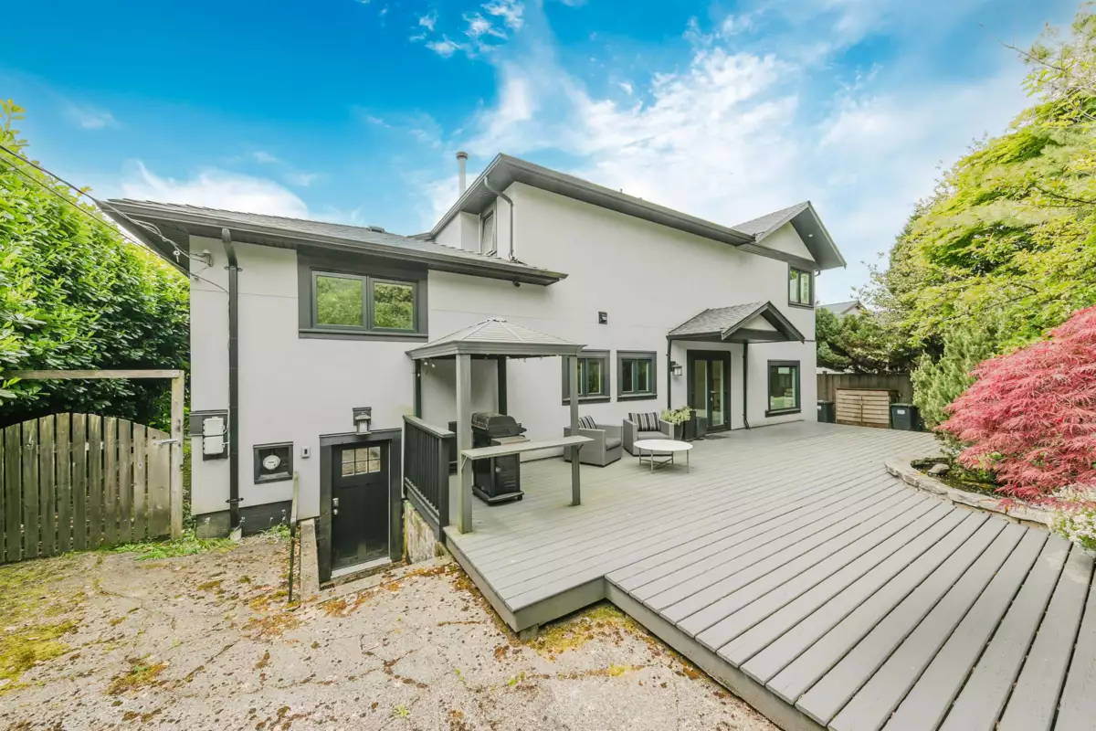 Aerial View of 4106 Canterbury Crescent, North Vancouver, BC