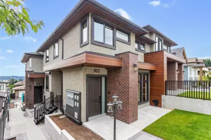 102 1038 Delestre Avenue, Coquitlam, BC, Maillardville — 3 bed half duplex for sale