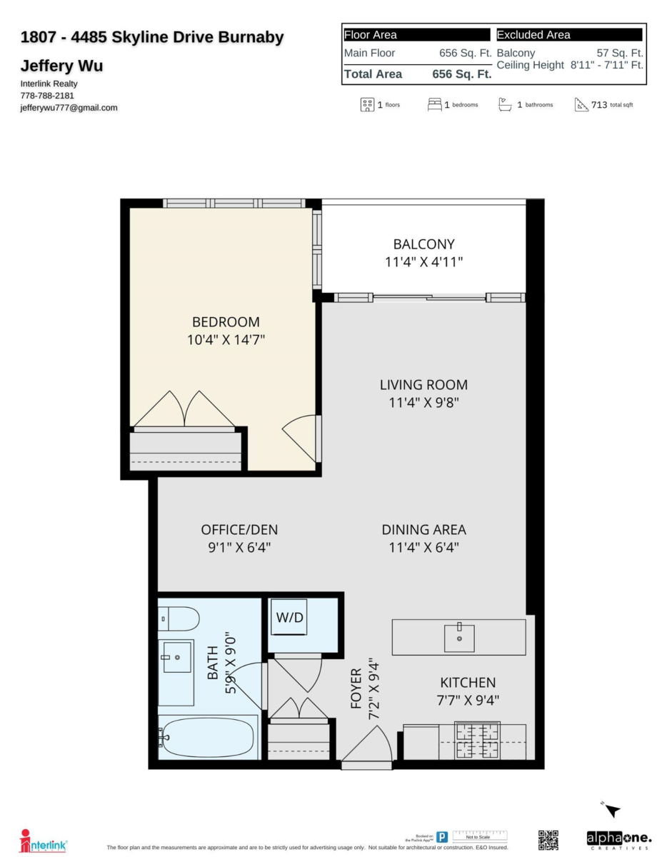 Basement Recreation Room Photo of 1807 4485 Skyline Drive, Burnaby, BC