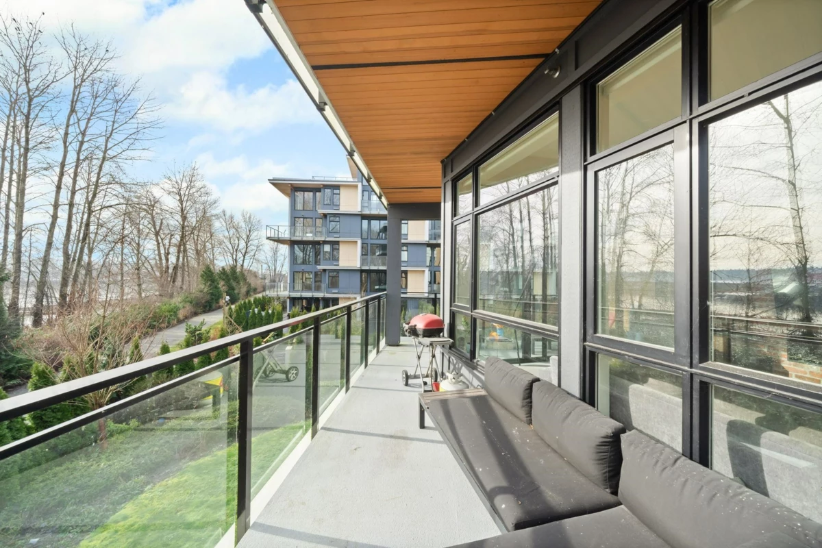 Outdoor Deck Photo of 214 300 Salter Street, New Westminster, BC