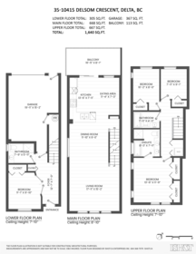 Entry Foyer Photo of 35 10415 Delsom Crescent, Delta, BC