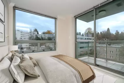 Bedroom 3 Photo of 602 1550 W 15th Avenue, Vancouver, BC