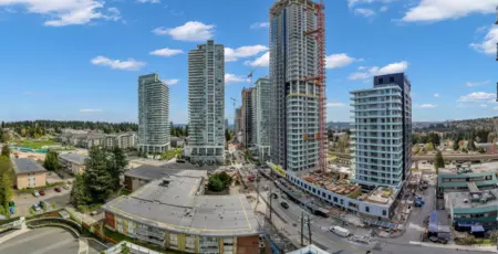 Aerial View of 1107 699 Whiting Way, Coquitlam, BC