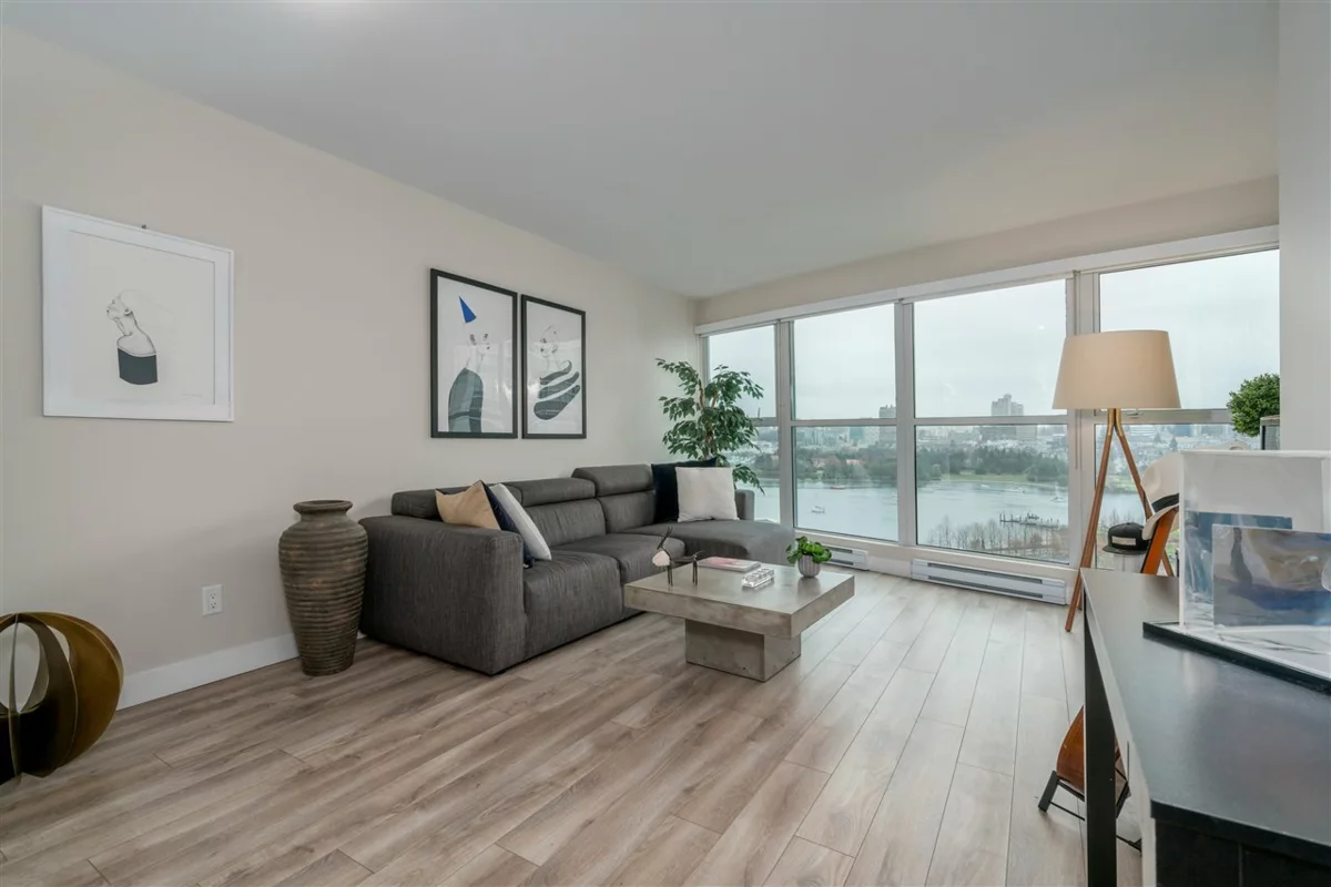 Living Room Photo of 1404 1323 Homer Street, Vancouver, BC