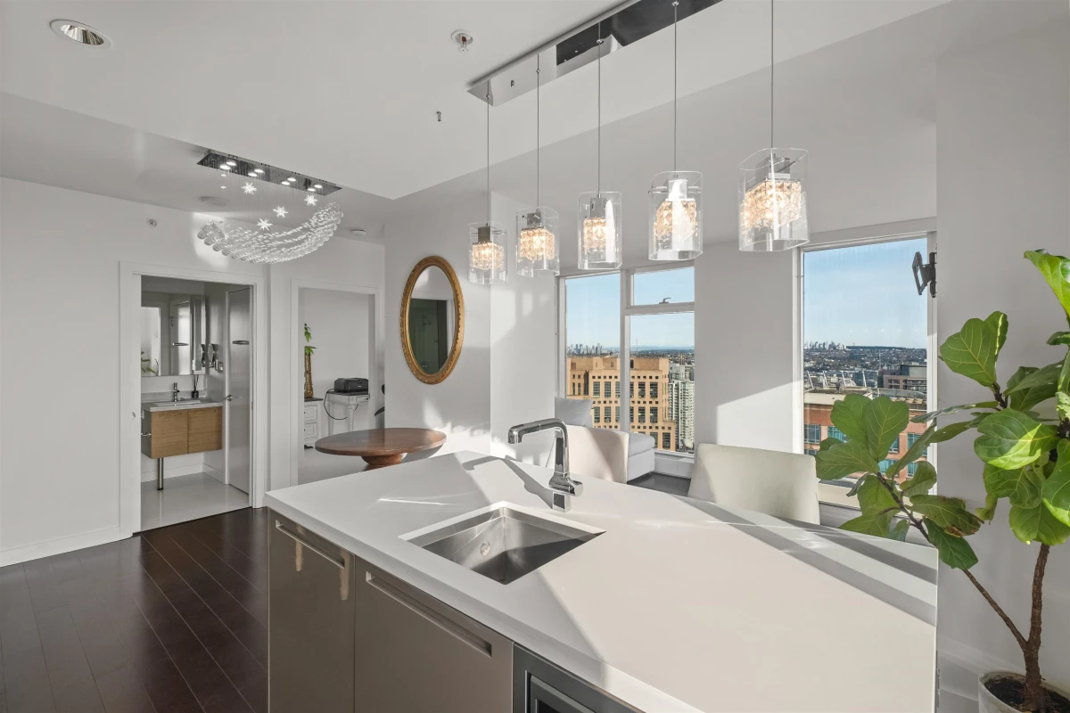 Dining Area Photo of 3511 777 Richards Street, Vancouver, BC