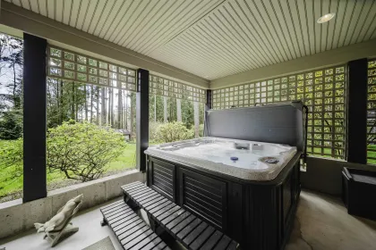 Aerial View of 1056 Ravenswood Drive, Anmore, BC