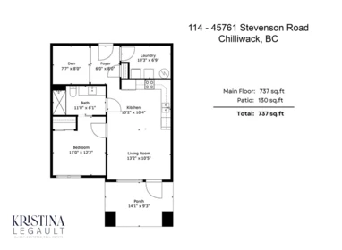 Entry Foyer Photo of 114 45761 Stevenson Road, Chilliwack, BC