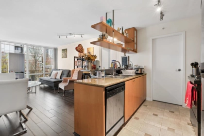 Kitchen Island Photo of 205 1438 Richards Street, Vancouver, BC