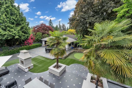 Aerial View of 1738 W 38th Avenue, Vancouver, BC