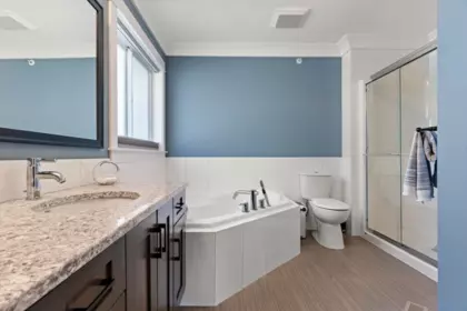 Basement Recreation Room Photo of 1 45317 Chehalis Drive, Chilliwack, BC