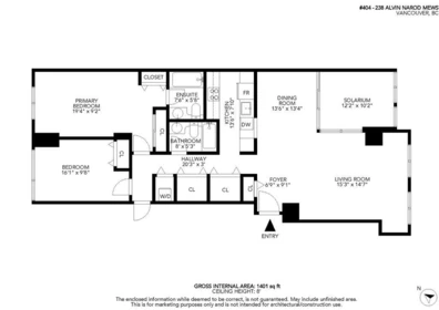 Street View Photo of 404 238 Alvin Narod Mews, Vancouver, BC