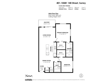 Primary Bedroom Photo of 401 10581 140 Street, Surrey, BC