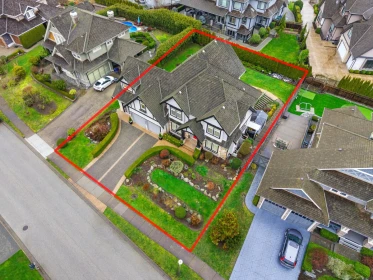 Aerial View of 15963 Devonshire Drive, Surrey, BC