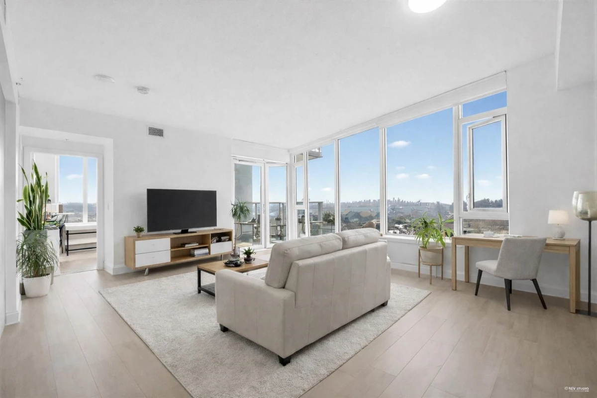 Living Room Photo of 1906 1401 Hunter Street, North Vancouver, BC