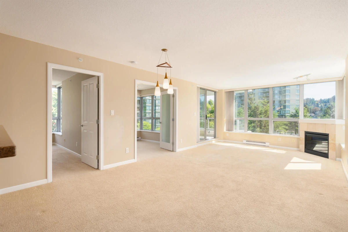 Living Room Photo of 503 290 Newport Drive, Port Moody, BC