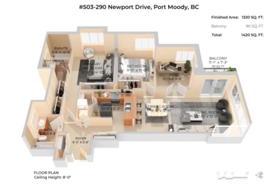 Backyard Photo of 503 290 Newport Drive, Port Moody, BC