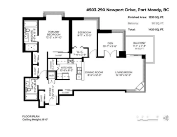 Outdoor Deck Photo of 503 290 Newport Drive, Port Moody, BC