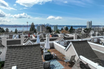 Aerial View of 104 225 E 6th Street, North Vancouver, BC