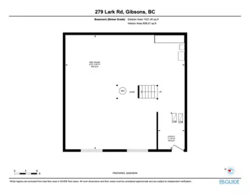 Aerial View of 279 Lark Road, Gibsons, BC