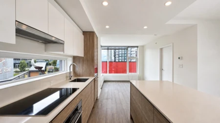 Kitchen Island Photo of 404 13655 Fraser Highway, Surrey, BC