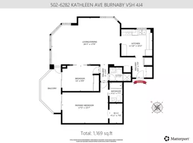 Loft / Bonus Room Photo of 502 6282 Kathleen Avenue, Burnaby, BC